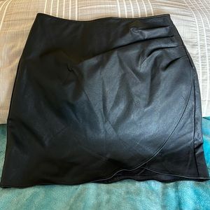 Abercrorombie & Fitch Faux Leather Skirt